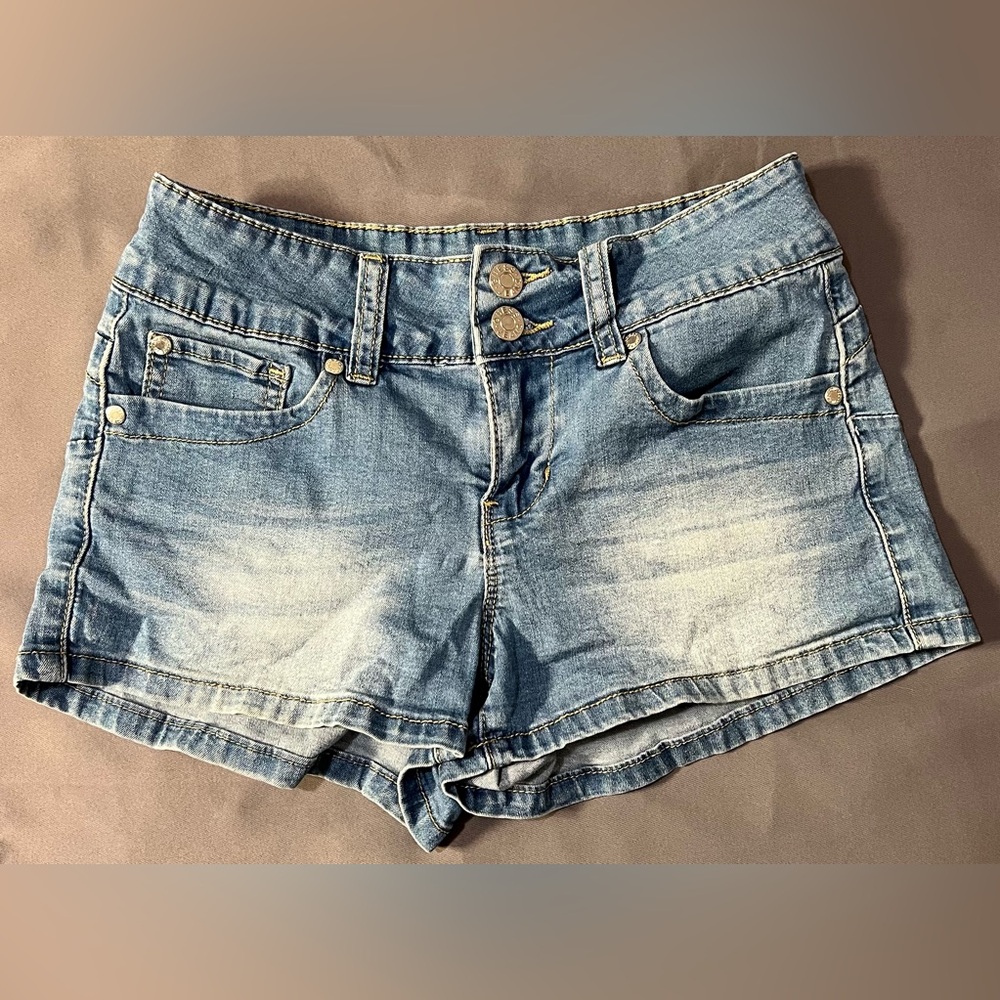 Guess Light Blue Jean Shorts